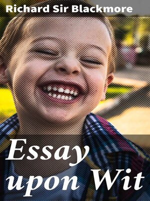 cover image of Essay upon Wit
